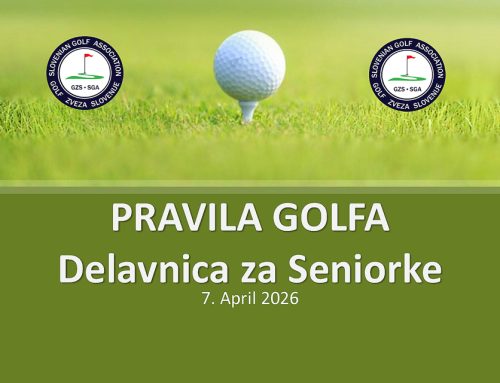 Virtualna delavnica Pravila golfa